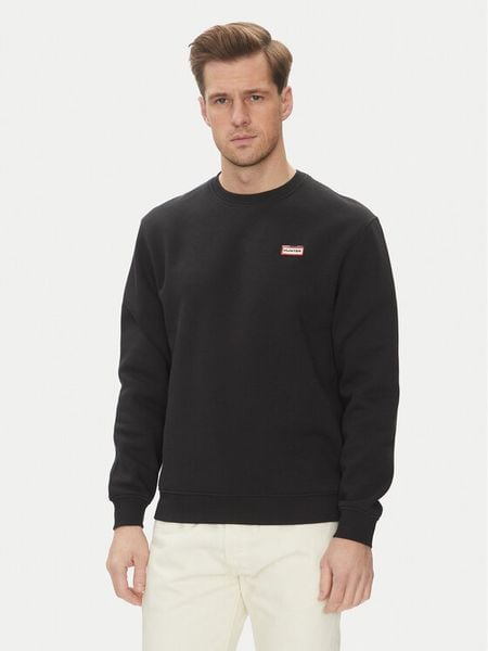 Hunter Bluza May HARM0058251 Czarny Relaxed Fit. Czarne bluzy bez kaptura męskie Hunter, m, z syntetyku. Za 119.99 zł.