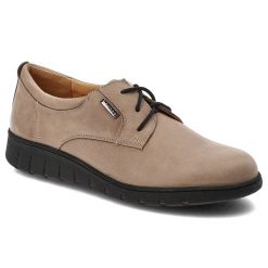 Beżowe Półbuty Armodo Klasyczne Obuwie Damskie. Brązowe półbuty damskie Armodo, bez wzorów, z gumy, eleganckie, bez obcasa. Za 309.00 zł.