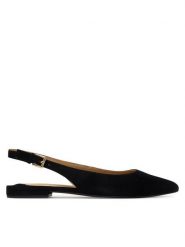 LAUREN RALPH LAUREN Sandały 802967746001 Czarny. Czarne sandały damskie Lauren Ralph Lauren, bez wzorów, ze skóry, bez obcasa, na płaskiej podeszwie. Za 409.99 zł.