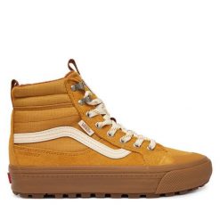 Tenisówki Vans. Brązowe trampki i tenisówki męskie Vans, bez wzorów, bez zapięcia. Za 619.99 zł.