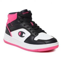 Buty do chodzenia damskie Champion Rebound 20 Mid. Białe buty sportowe na co dzień damskie CHAMPION, bez wzorów, z materiału, trekkingowe. Za 147.39 zł.