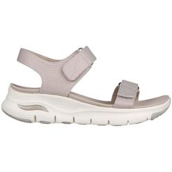 Buty Kobieta Skechers Arch Fit Touristy czarny. Czarne buty sportowe na co dzień damskie Skechers, bez wzorów, z tkaniny, trekkingowe. Za 249.99 zł.