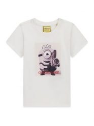 Guess Jeans T-Shirt N6YI27 K6651 Biały Regular Fit. Białe t-shirty chłopięce Guess Jeans, z aplikacjami, z bawełny, bez ramiączek. Za 114.99 zł.