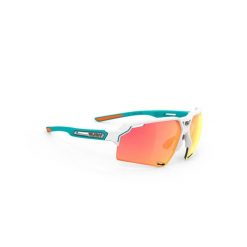Okulary Rudy Project DELTABEAT WHITE EMERALD MATTE - Multilaser Orange. Białe okulary przeciwsłoneczne męskie Rudy Project. Za 640.00 zł.