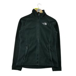 Second life - The North Face polar męska czarna kurtka - Stan dobry. Czarne kurtki outdoor męskie The North Face, l, bez wzorów, z materiału, bez kaptura. Za 106.46 zł.