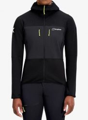 Bluza polarowa damska Berghaus MTN Guide MW Hoody. Czarne bluzy z kapturem damskie Berghaus, l, z elastanu. Za 637.99 zł.