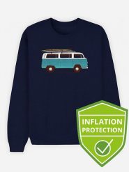 WOOOP Bluza "Blue Van" w kolorze granatowym rozmiar: S. Niebieskie bluzy bez kaptura męskie Wooop, s. Za 74.63 zł.