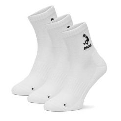 Skarpety krótkie SHAQ. Białe skarpetki damskie Shaq, bez wzorów. Za 44.99 zł.
