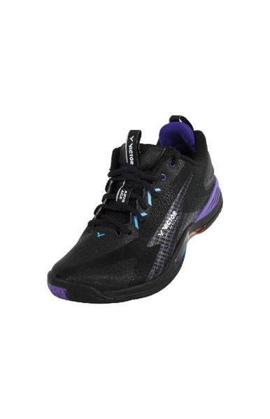 Buty sportowe do badmintona VICTOR A970 ACE C. Czarne buty sportowe na co dzień damskie VICTOR, bez wzorów, z mikrofibry. Za 783.60 zł.
