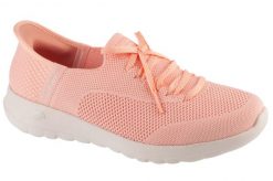 Buty sportowe Sneakersy damskie, Slip-Ins: Go Walk Joy - Abby. Czerwone buty sportowe na co dzień damskie Skechers, bez wzorów, z materiału, trekkingowe. Za 299.99 zł.
