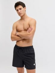 Kąpielówki Męskie - Tropic Solid - Czarne. Czarne kąpielówki męskie Jack&Jones, m, bez wzorów, z poliesteru, na fitness i siłownię. Za 156.20 zł.
