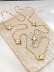 Atelier MIU Pozłacany naszyjnik z elementami ozdobnymi - dł. 80 cm rozmiar: onesize. Żółte naszyjniki damskie atelier MIU, pozłacane. Za 52.99 zł.