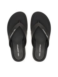 KARL LAGERFELD Japonki Kastor IV KL70206C Czarny. Czarne klapki i japonki męskie Karl Lagerfeld, ze skóry. Za 589.99 zł.