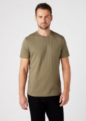 WRANGLER SS 2 PACK TEE MĘSKI T-SHIRT KOSZULKA DWUPAK DUSTY OLIVE W7BADHX45 112146280. Zielone t-shirty męskie Wrangler, m, bez wzorów, bez kołnierzyka. Za 119.99 zł.