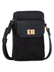Tom Tailor Torebka "Taya" w kolorze czarnym na telefon - 12,5 x 20 x 3,5 cm rozmiar: onesize. Czarne torebki klasyczne damskie Tom Tailor, bez wzorów, z materiału, bez dodatków. Za 96.60 zł.