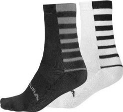 Skarpetki Endura Coolmaxｮ Stripe (x2). Białe skarpetki damskie ENDURA, bez wzorów, z tkaniny. Za 83.99 zł.