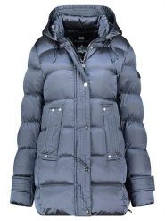 Geographical Norway Kurtka zimowa "Dolidia" w kolorze błękitnym rozmiar: L. Niebieskie kurtki damskie Geographical Norway, na zimę, l, bez wzorów, z puchu, bez kaptura. Za 321.97 zł.