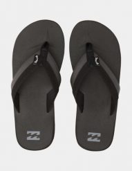 Japonki plażowe męskie Billabong All Day Impact. Czarne klapki i japonki męskie Billabong, z materiału. Za 129.99 zł.