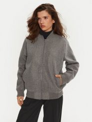 Brave Soul Kurtka bomber LJK-WRENLEY Szary Regular Fit. Szare kurtki damskie Brave Soul, bez wzorów, z syntetyku, bez kaptura. Za 209.99 zł.