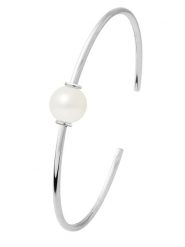 Pearl Addict Srebrna bransoletka "Prestige" z perłami rozmiar: onesize. Białe bransoletki damskie Pearl Addict, srebrne. Za 274.10 zł.