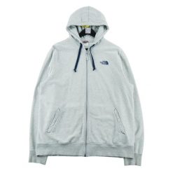 Second life - Bluza męska z kapturem na suwak The North Face - Stan dobry. Szare bluzy z kapturem męskie The North Face, l, z materiału. Za 127.76 zł.