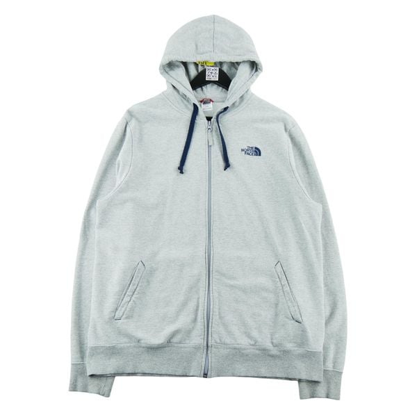Second life - Bluza męska z kapturem na suwak The North Face - Stan dobry. Szare bluzy z kapturem męskie The North Face, l, z materiału. Za 127.76 zł.