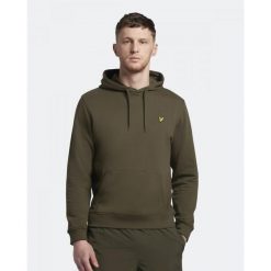 Bluza z kapturem Lyle&Scott. Zielone bluzy sportowe męskie LYLE AND SCOTT, s, z bawełny. Za 278.50 zł.