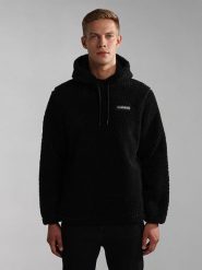 Napapijri Bluza "Morgex" w kolorze czarnym rozmiar: XL. Czarne bluzy z kapturem męskie Napapijri, xl. Za 188.85 zł.