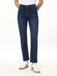 Scotch & Soda Dżinsy - Slim fit - w kolorze granatowym rozmiar: W32. Niebieskie jeansy damskie Scotch & Soda, z podwyższonym stanem. Za 175.67 zł.