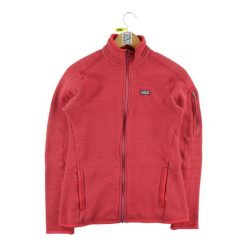 Second life - Kurtka polarowa dla kobiet - Stan dobry. Czerwone kurtki damskie Patagonia, bez wzorów, z polaru, bez kaptura. Za 169.16 zł.