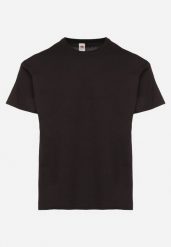 Czarna Bawełniana Koszulka T-shirt w Stylu Basic Malorisa. Czarne t-shirty męskie Born2be, l, bez wzorów, z bawełny, bez kołnierzyka. Za 34.99 zł.
