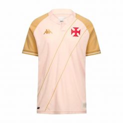Trzecia koszulka Vasco da Gama 2025/26. Brązowe t-shirty sportowe męskie Kappa, bez ramiączek, do piłki nożnej. W wyprzedaży za 344.65 zł.