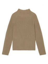 Marc O´Polo Sweter w kolorze beżowym rozmiar: M. Brązowe golfy damskie m, bez wzorów, z bawełny, bez ramiączek. Za 250.35 zł.