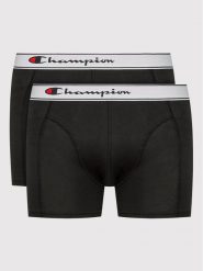 Champion Komplet bokserek Parigamba U20003 Czarny. Czarne bokserki męskie CHAMPION, bez wzorów, z bawełny. Za 69.99 zł.