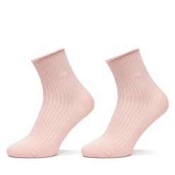 Skarpety długie Calvin Klein. Czerwone skarpetki damskie CALVIN KLEIN, bez wzorów. Za 59.99 zł.