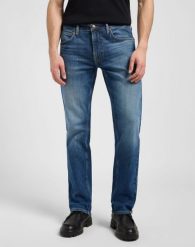 MESKIE SPODNIE JEANSOWE LEE DAREN ZIP FLY STAN 112370531. Spodnie materiałowe męskie Lee, bez wzorów, z jeansu. Za 219.99 zł.