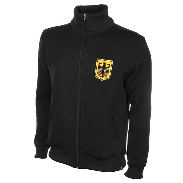 Niemcy 1960's - Retro kurtka piłkarska - Czarna – COPA Football. Czarne kurtki męskie COPA FOOTBALL, s, bez wzorów, z poliesteru, retro, bez kaptura. Za 381.13 zł.