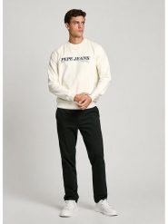 Pepe Jeans Bluza "Dylan" w kolorze kremowym rozmiar: L. Brązowe bluzy bez kaptura męskie Pepe Jeans, l, z bawełny. Za 188.85 zł.