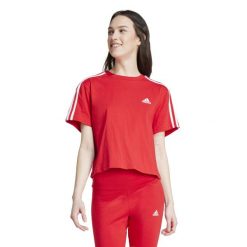 Koszulka damska ADIDAS Gym & Pilates. Białe bluzki damskie Adidas, m, bez wzorów, z bawełny, bez ramiączek. W wyprzedaży za 89.99 zł.