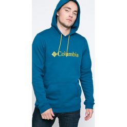 Columbia - Bluza Basic Logo II Hoodie. Niebieskie bluzy sportowe męskie Columbia, m, z bawełny. W wyprzedaży za 179.90 zł.