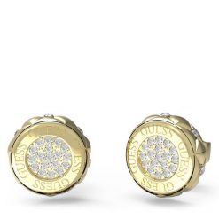 Kolczyki Guess. Żółte kolczyki damskie Guess, złote. Za 219.99 zł.
