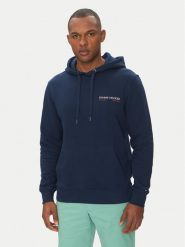 Tommy Hilfiger Bluza Color Photo MW0MW39151 Granatowy Regular Fit. Niebieskie bluzy bez kaptura męskie Tommy Hilfiger, m, z bawełny. Za 399.99 zł.