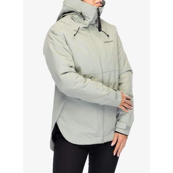 Kurtka ocieplana damska Didriksons Jennie Jacket 2. Białe kurtki damskie Didriksons, bez wzorów, bez kaptura. Za 978.50 zł.