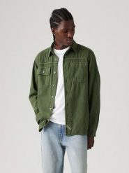 Levi's Koszula w kolorze khaki rozmiar: XXL. Brązowe koszule męskie Levi's, s, bez wzorów, z bawełny, bez kołnierzyka, bez ramiączek. Za 159.95 zł.