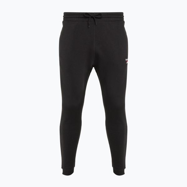 Spodnie Reebok Identity Small Logo Fleece Jogger. Czarne spodnie sportowe męskie REEBOK FITNESS. Za 189.99 zł.