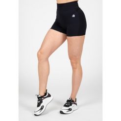 Whitney Bezszwowe Szorty - Czarny. Czarne spodenki sportowe damskie GORILLA WEAR, bez wzorów, sportowe. Za 191.00 zł.
