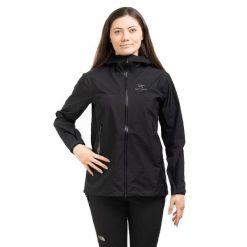 Kurtka trekkingowa damska Arc'teryx Beta. Czarne kurtki damskie Arc'teryx, bez kaptura. Za 1,614.99 zł.