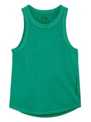 Ecoalf Top w kolorze zielonym rozmiar: XS. Zielone topy damskie Ecoalf, xs, bez wzorów, z bawełny, bez kołnierzyka. Za 41.69 zł.
