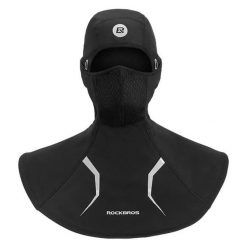 Czapka z kominem 2 w 1 podszewka polarowa. Czarne obuwie trekkingowe damskie ROCKBROS, na zimę. Za 98.00 zł.