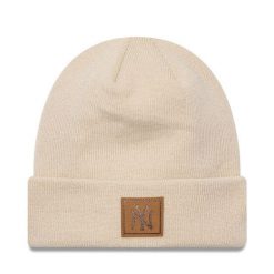 Czapka New Era. Brązowe czapki zimowe damskie New Era. Za 129.99 zł.